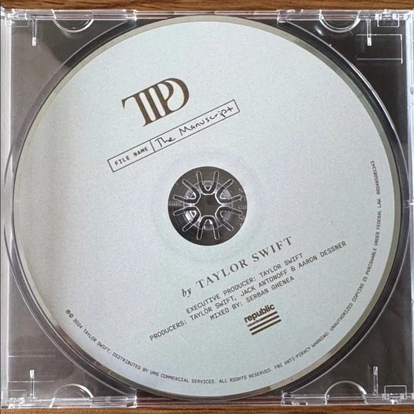 Taylor Swift - Signed CD TTPD - Picture 2 of 4